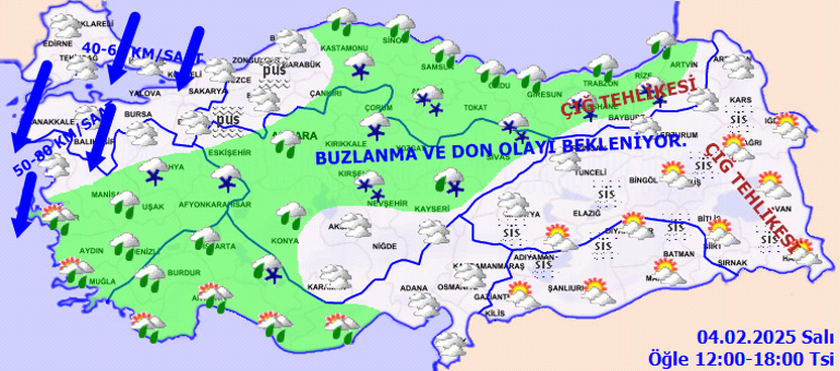 SON DAKİKA HAVA DURUMU TAHMİNLERİ İL İL | Bugün (4 Şubat) hava nasıl olacak Ankara ve İstanbula kar ne zaman yağacak, kar yağacak mı Meteoroloji ve AKOM tarih vererek uyardı