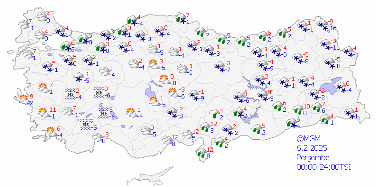 Son dakika: Sibirya soğukları geliyor İstanbulda alarm... AKOM kar yağışı için saat verdi