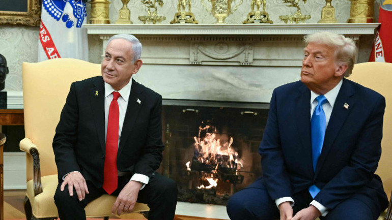 Son dakika haberi... Netanyahu ile görüşen Trump: Filistinliler Gazzeden çıkmalı