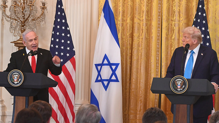 Son dakika haberi... Netanyahu ile görüşen Trump: Filistinliler Gazzeden çıkmalı