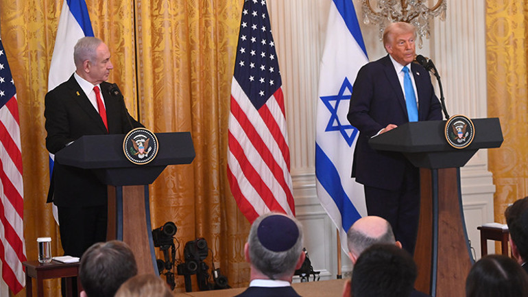 Son dakika haberi... Netanyahu ile görüşen Trump: Filistinliler Gazzeden çıkmalı