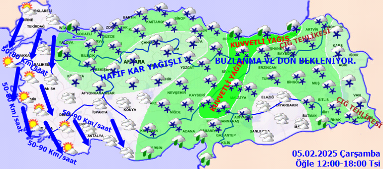 Uyarılar peş peşe gelmişti... İstanbulda kar yağışı tekrar başladı 19 kente sarı kodlu uyarı