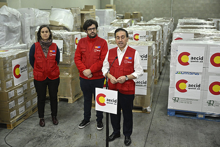 İspanya’dan, Gazze’ye 12 ton insani yardım