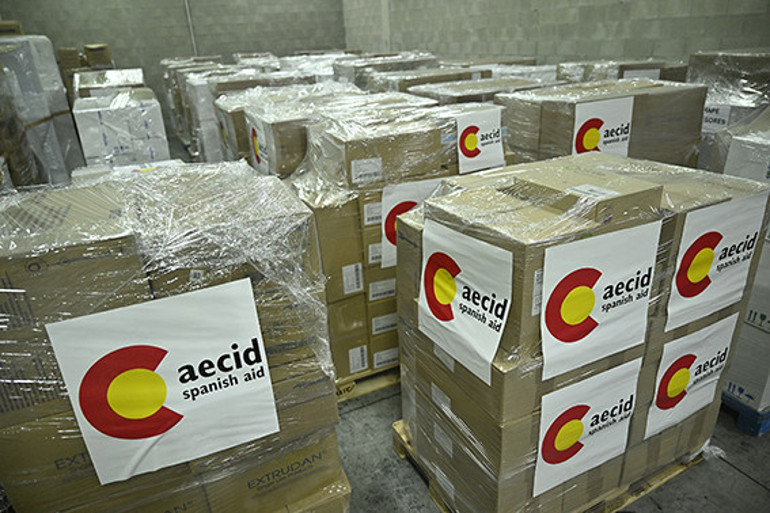 İspanya’dan, Gazze’ye 12 ton insani yardım