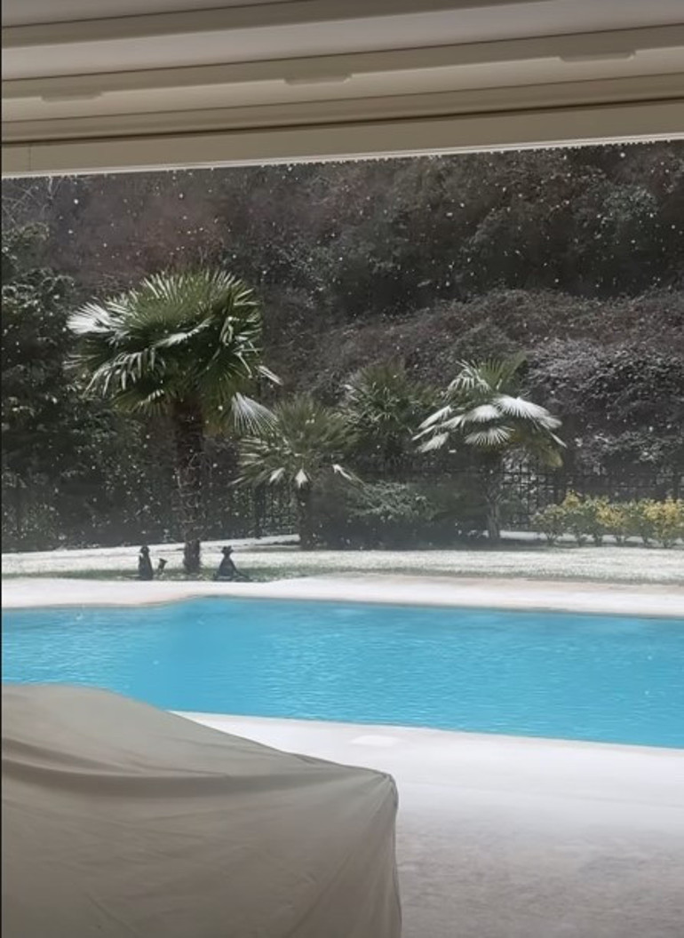 Ünlü sunucu lüks evinden paylaştı: Sabah bu manzaraya uyandık