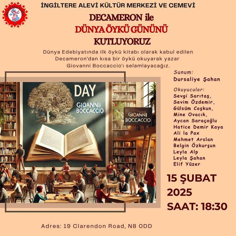 ‘Dünya Öykü Günü’ Londra’da kutlanacak