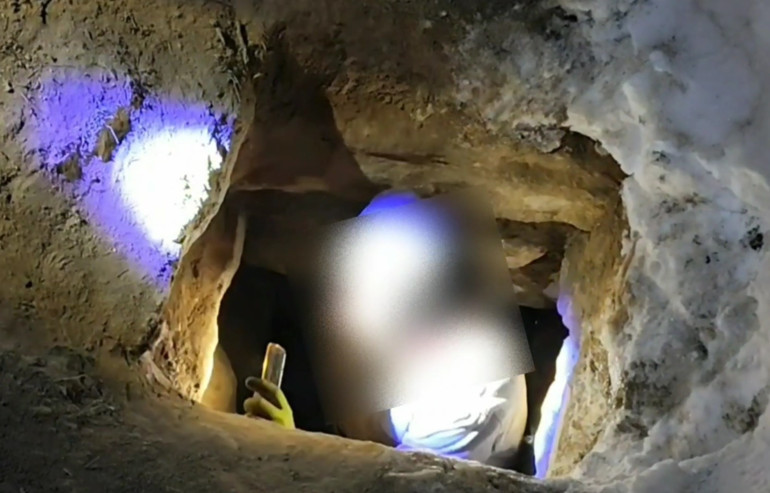 Jandarma ihbar alınca harekete geçti: Aksarayda tünelde suçüstü yakalandılar