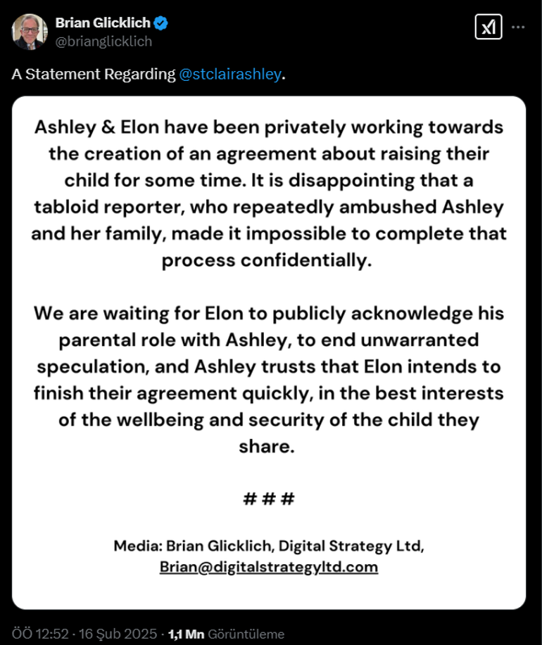 Elon Musk’ın çocuğunu doğurduğunu söyledi, ortalık karıştı... ‘Babalık görevini yap, bebeğine sahip çık’