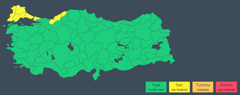 Aşırı soğuklar tüm yurtta geri dönüyor İstanbul’da önce yağmur sonra kar… Meteoroloji’den 7 il için sarı uyarı
