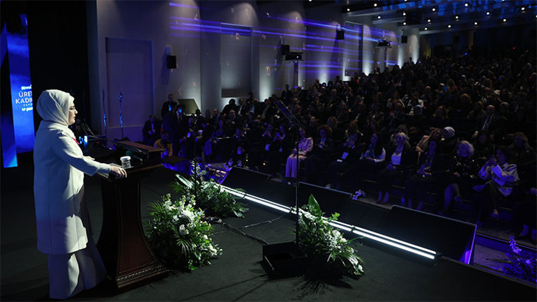 Emine Erdoğan: Kadın girişimcilerimizin başarıları toplumumuzun bütününe yayılan bir dönüşümün öncüsü