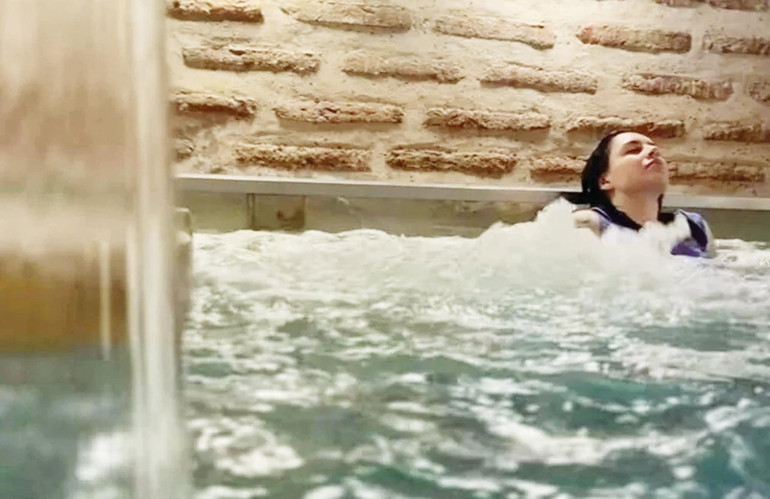 Tarihi sarnıçta ‘masaj’a mühür