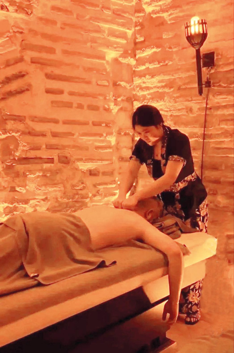 Tarihi sarnıçta ‘masaj’a mühür