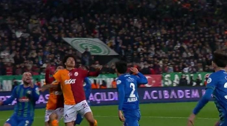 Trio ekibi Çaykur Rizespor-Galatasaray maçındaki hakem kararlarını değerlendirdi Penaltı itirazları, gol önce faul tartışması...