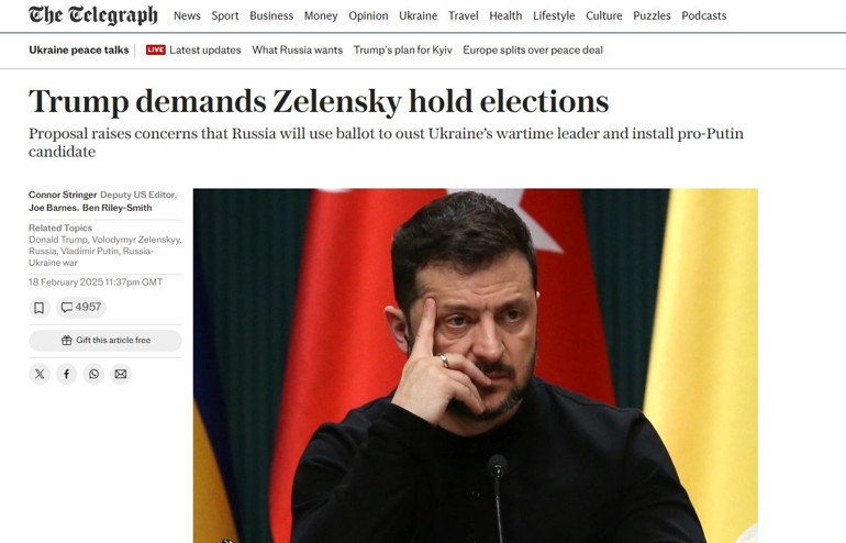 Son dakika... ABden Rusyaya karşı yeni hamle Trumptan tehdit: Zelenski elini çabuk tutmazsa ülkesini kaybedecek