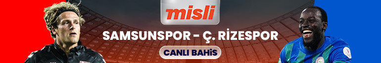 Karadeniz derbisinde Samsunspor ile Rizespor karşı karşıya Şampiyon Oran farkı Mislide...
