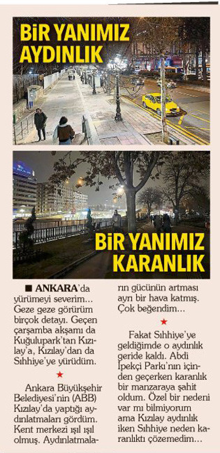 Bir gün yağar bir ay donarız