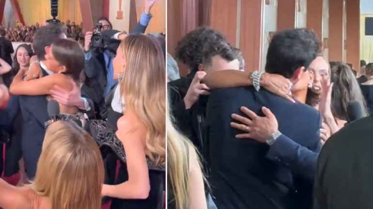 Görür görmez öpücüklere boğdu... Önce sevgilisinden izin aldı... Tıpkı 22 yıl önceki gibi