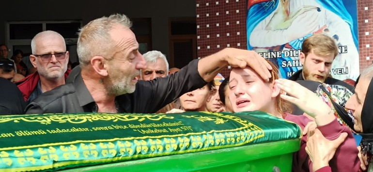 Sevcan hemşireye acı veda Tabutunu kadınlar taşıdı... Eşi canice katletmişti