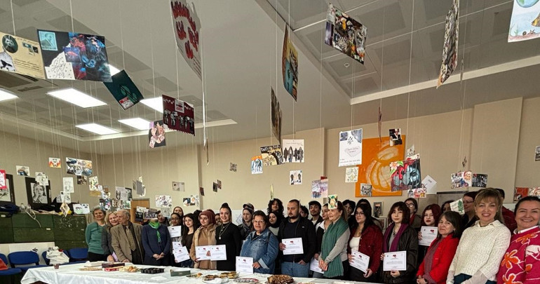 1. Posta Sanatı Sergisi açıldı: Serbest Uçuş 2024