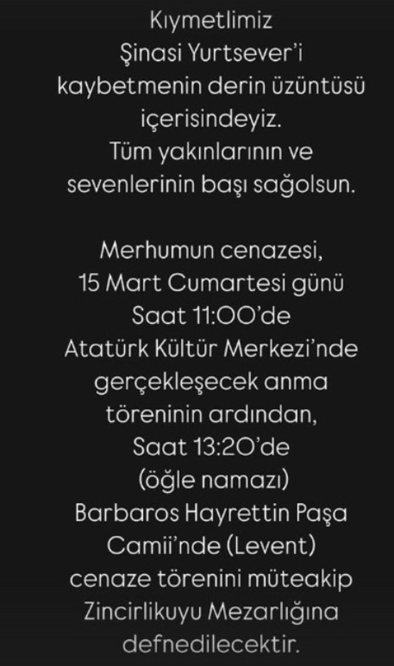 Büyük Hilmi’den üzen haber... Cenazenin detaylarını eşi paylaştı: Kıymetlimizi uğurluyoruz