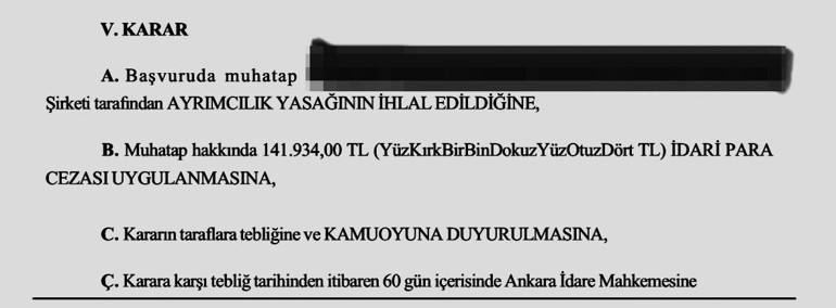 Antalyada otel, erkek sayısı fazla diyerek rezervasyonunu iptal etti 141 bin 934 lira idari para cezası uygulandı