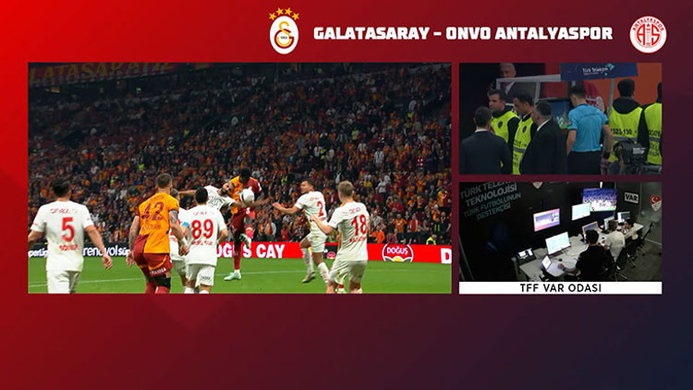 Süper Ligde 28. haftanın VAR kayıtları açıklandı Galatasarayın penaltısı, Beşiktaş maçındaki kırmızı kart...