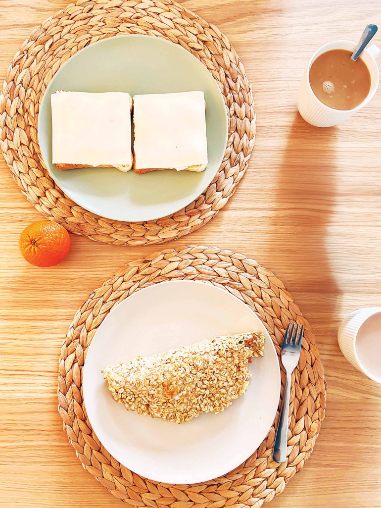 Yumurtalı, peynirli doyurucu sahur tabakları