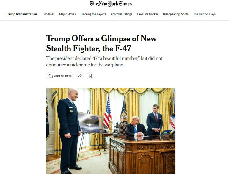 5 yıldır gizlice uçuyormuş... Trumpın açıkladığı F-47 merak konusu oldu: Dünyanın en gelişmiş savaş uçağı olabilir