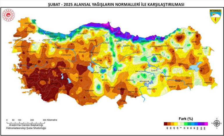 Meteoroloji Genel Müdürlüğü duyurdu: Meteorolojik kuraklık arttı 4 bölgede şiddetli kuraklık tehlikesi