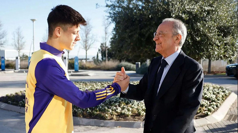 Real Madridde Arda Güler kararı Başkan Florentino Perez son noktayı koydu