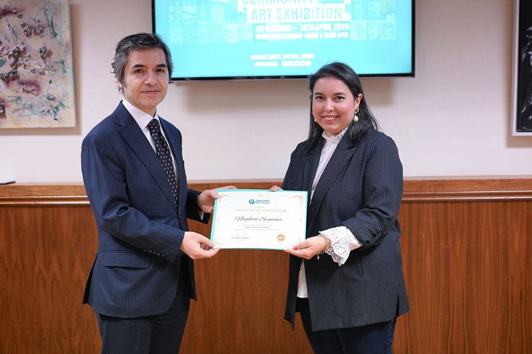 7. Türk Toplumu Sanat Sergisi görücüye çıktı