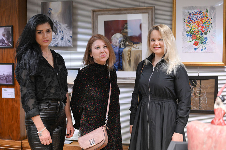 7. Türk Toplumu Sanat Sergisi görücüye çıktı