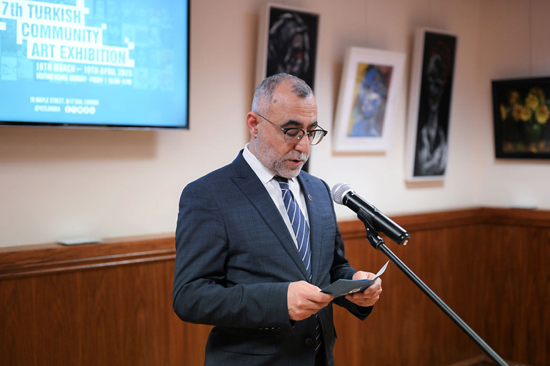 7. Türk Toplumu Sanat Sergisi görücüye çıktı