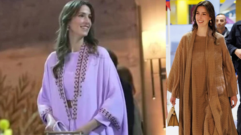 Son iki yıldır dünyanın en ünlü gelini... Yine kaftanını giydi