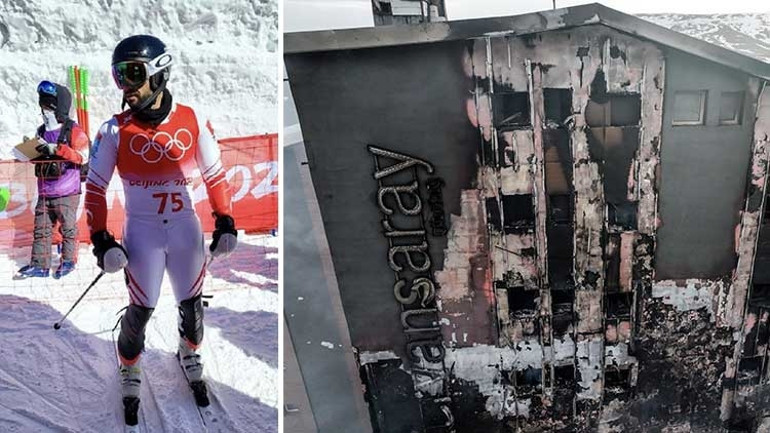 Son dakika... Uludağda otelde yangın Can kaybı arttı: Milli kayakçı Berkin Ustadan acı haber