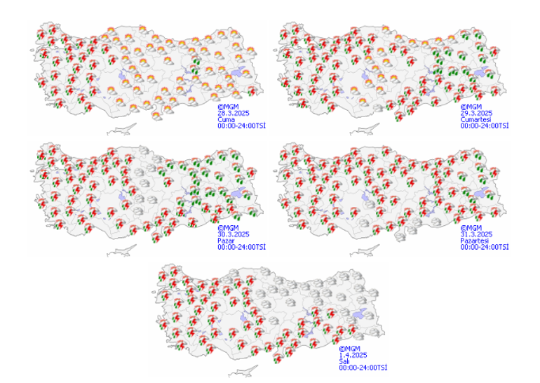 Son dakika: 9 günlük Ramazan Bayramı tatilinde hava durumu nasıl olacak Şiddetli yağış için tarih belli oldu