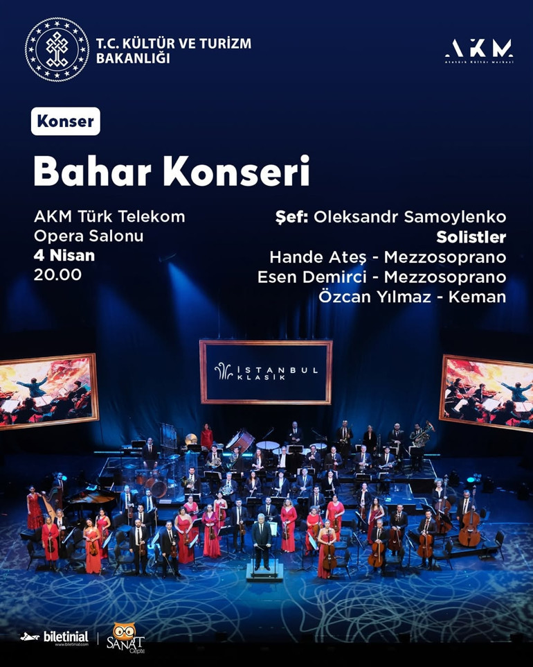 Sahnelerde bahar havası