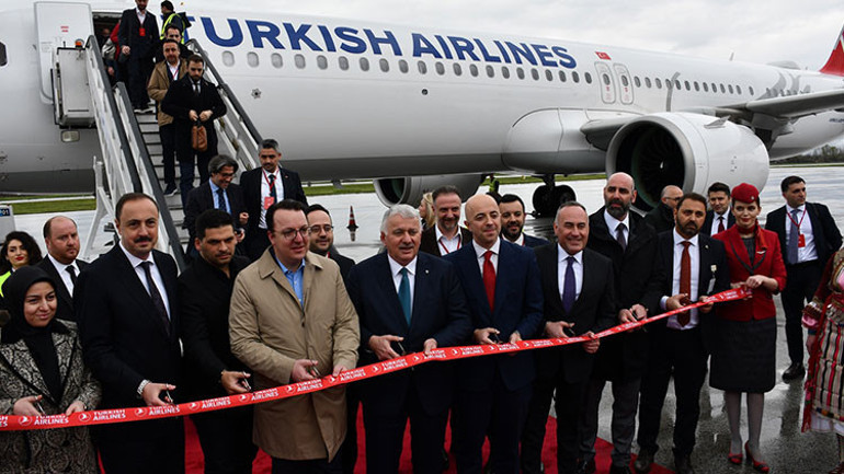 THY, Kuzey Makedonyanın Ohri şehrine seferlere başladı