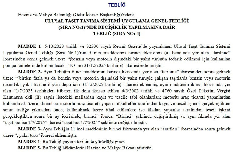 UTTSde yükümlülük kalktı... İşte detaylar