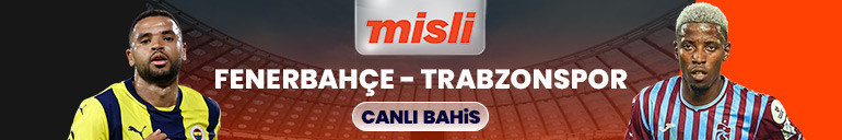 Süper Ligde Fenerbahçenin Trabzonsporu ağırlayacağı maçın heyecanı Şampiyon Oranlar ile Mislide