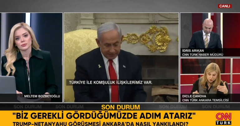 Trump-Netanyahu görüşmesi Ankarada böyle yankılandı: Gerekli gördüğümüzde adım atarız