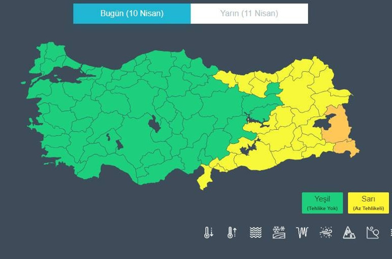 Nisan ayında kar sürprizi Evinden çıkanlar şaşkına döndü... Meteorolojiden çok sayıda il için sarı ve turuncu kodlu alarm