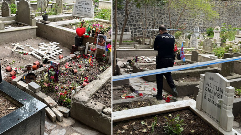 Kadıköyde katledilen Mattia Ahmet Minguzzinin mezarına çirkin saldırı Aileyi tehdit eden 5 şüpheli yakalandı