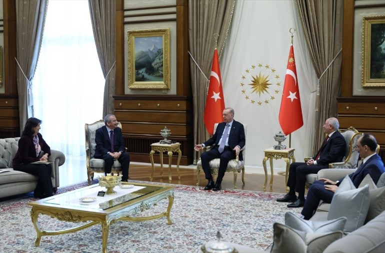 Cumhurbaşkanı Erdoğan, DEM Parti heyetini kabul etti | Görüşme 1 buçuk saat sürdü