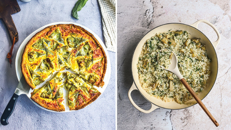 Tezgâhlarda enginar mutfaklarda bahar var