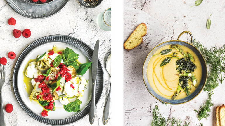 Tezgâhlarda enginar mutfaklarda bahar var