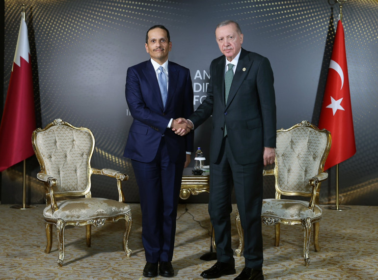 Cumhurbaşkanı Erdoğandan Antalya Diplomasi Forumunda önemli görüşmeler