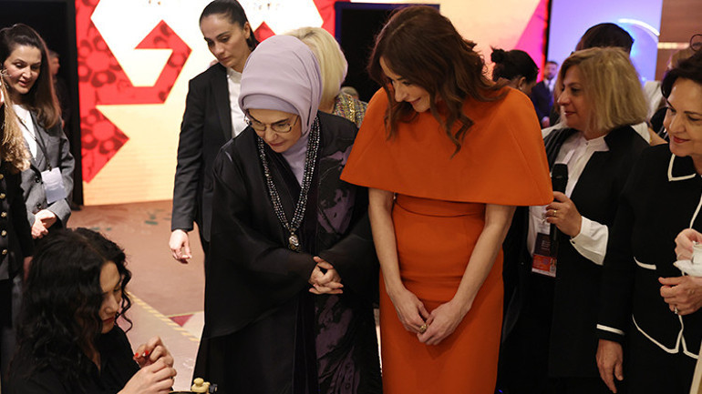 Emine Erdoğan, lider eşlerine Anadolunun kültürel mirasını tanıttı