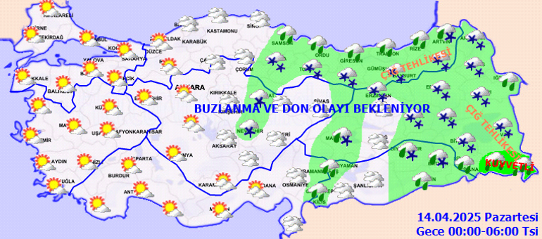 Hava durumu tahminleri il il 14 Nisan 2025 | Yeni haftada hava nasıl olacak, bugün yağmur yağacak mı Havalar ne zaman ısınacak Meteoroloji güzel haberi duyurdu