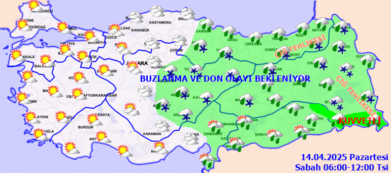 Hava durumu tahminleri il il 14 Nisan 2025 | Yeni haftada hava nasıl olacak, bugün yağmur yağacak mı Havalar ne zaman ısınacak Meteoroloji güzel haberi duyurdu